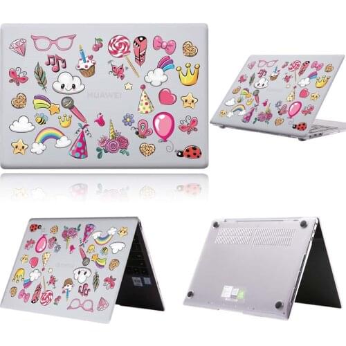 Party EVA Pattern PVC Laptop Case For Huawei MateBook 13/13 AMD Ryzen/14/D14/D15/X 2020/X Pro/Pro 16.1/Honor MagicBook 14/15