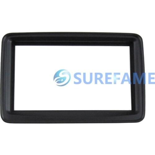 Double Din Car Trim Surround Panel for Honda HRV HR-V 2014+ DVD Dash Mounting Kit Fascia Bezel Plate Interior Cover Facia