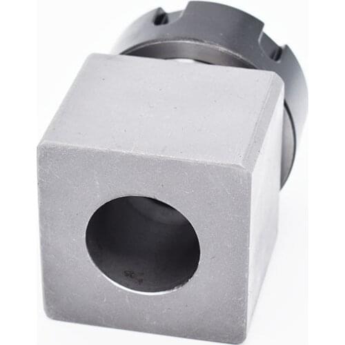 ER40 Spring Chuck Collet Holder square Hex er25 er32 Collet Block 45x65mm For cnc machine Lathe Engraving Machine