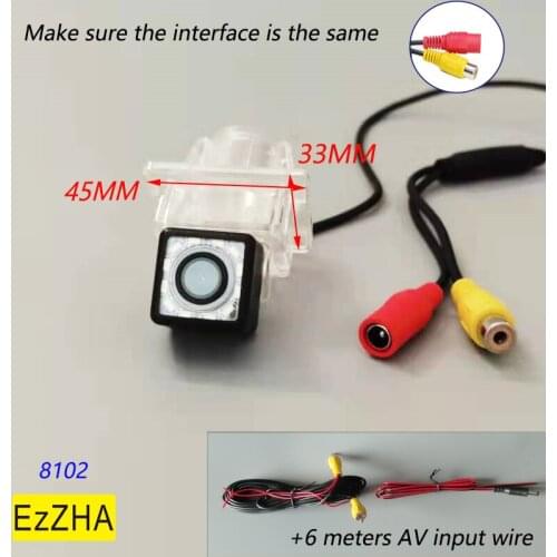 EzZHA CCD HD Wireless Car CCD Rear Camera 4 8 12 led Night Vision For Mercedes Benz C E S CL Class W204 W212 W216 W221