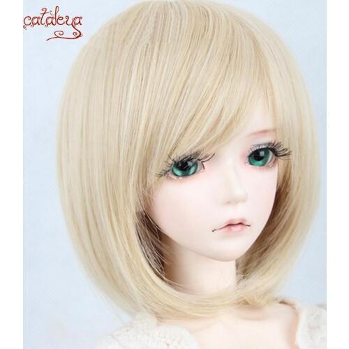 Cataleya Short BJD Wig For 1/3 1/4 Dolls High Temperature Fiber Hair Free Shipping