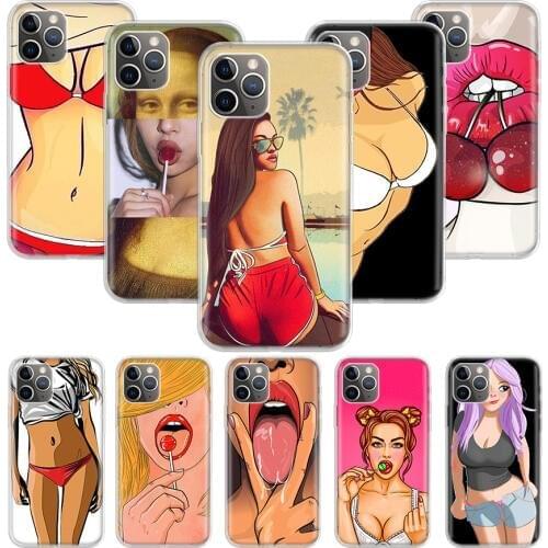 Case for Apple iphone 11 12 Mini Pro XS Max XR X 7 8 6 6S Plus 5 5S SE 10 Ten Gift Silicone Phone Cover Coque