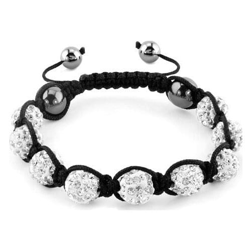 Wholesale free shipping micro pave CZ Disco Ball Beads mix multicolor Bracelet fashion new style lots crystal rtfg3s