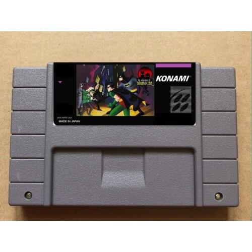 Adventures of Batmaned & Robin USA -NTSC version 16 bit 46 pins video games