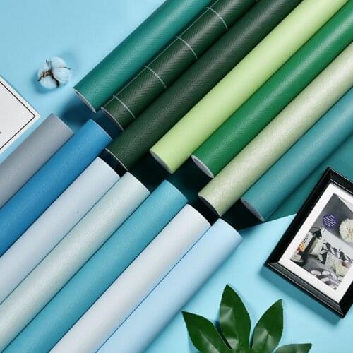 North European and American retro dark green self-adhesive wallpaper decoration bedroom living room background wall