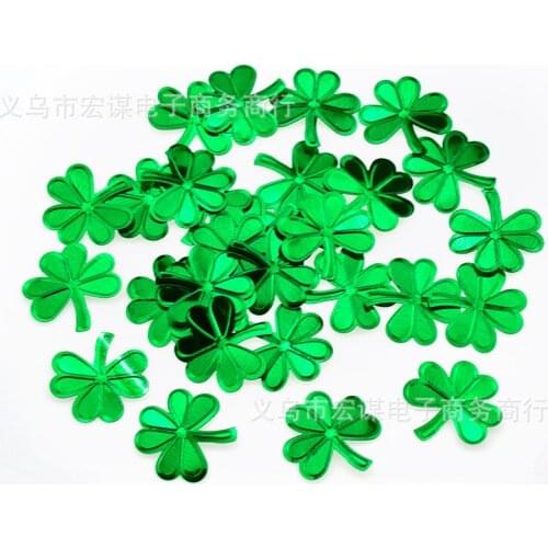 St. Patricks Day Irish Festi/Leaf/Independence Day/15 grams Sequins PVC Flat for DIY Card Making Craft Color Collection
