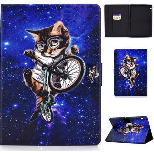 Stand Flip PU Leather Case For huawei MediaPad t5 10 Case AGS2-W09 AGS2-L09 AGS2-L03 10.1'' Tablet Smart Case Cover Fundas Coque