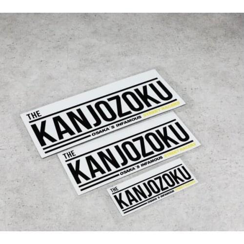 Reflective Kanjozoku Osakas Infamous Street Vinyl Stickers Japan OSAKA JDM Drift Racing Decal Motorcycle Car Decals