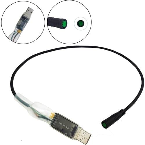 1pc Usb Programming Cable For Bafang Programming 5Pin USB Cable For BBS01 BBS02 BBSHD Mid Drive Motor E-bikes Accessories