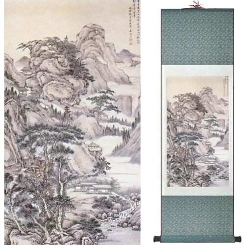 Landscape art painting Chinese traditional art painting China ink painting fashion painting 19081751
