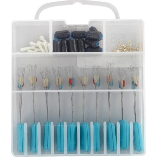 10pcs/set Silicone Super Tight Fishing Space Beans Swivels Clip Connectors Fish Float Stopper Beans Combination Set Fishing Tool