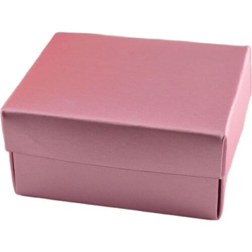 20PCS/LOT Rose Gold Color Gift Cardboard Box with lid, Small Wedding Candy/Chocolates Packing Boxes Jewel Box