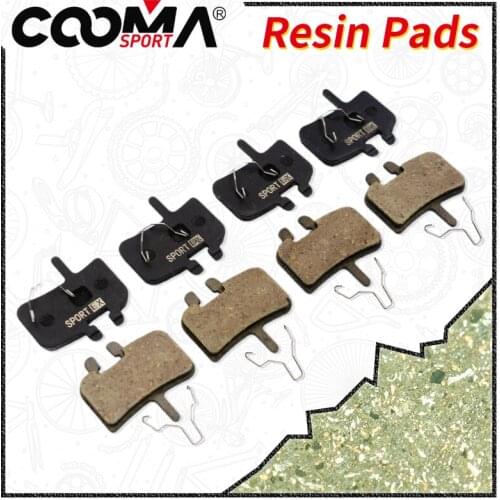 Bicycle Brake Pads for Hayes HFX 9/NINE/MAG Plus Disc Brake, 4 Pairs, Black Class Resin