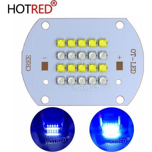 50W-100W Cree XLamp XT-E XTE Royal Blue + White LED Emitter Coral Light DC30V-33V 3000mA For DIY Fish Tank Aquarium Lamp