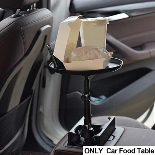 Car Tray Holder 360 Degree Adjustable Insert Cup Holder Folding Holder Dining Phone With Table Car Tray Non-Slip H7M3