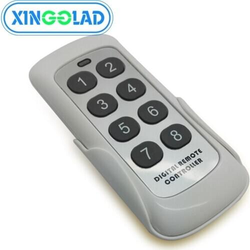 433.92MHz RF Module Controller Universal Wireless Remote Key Control Transmitter 8 Channels Learning Code Switch For Garage Door