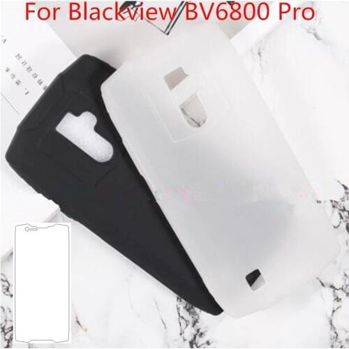 For Blackview BV6800 Pro Case Cover + Screen Protector Tempered Glass Protective Film For Blackview BV6800 Pro