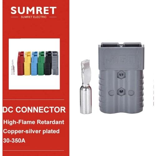 DC UPS connector sb50 plug male and female 50A 120A 175A 350A 600V Sweeper Forklift Car Battery High Current charging Connectors