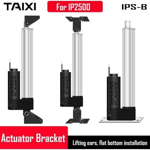 Electric Linear Actuator Bracket for IP2500 Hanging Ear Type Flat Bottom Fixing Plate 6MM 8MM 10MM Mounting Hole