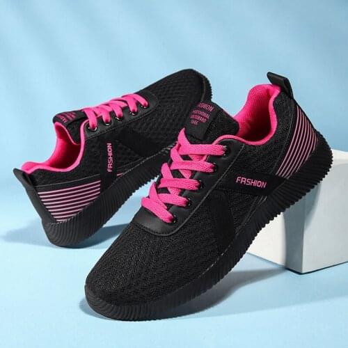 Big Size Women Running Shoes Air Mesh Sneakers Breathable Soft Light Woman Sport Shoes Female Walking Jogging Shoes Basket Femme
