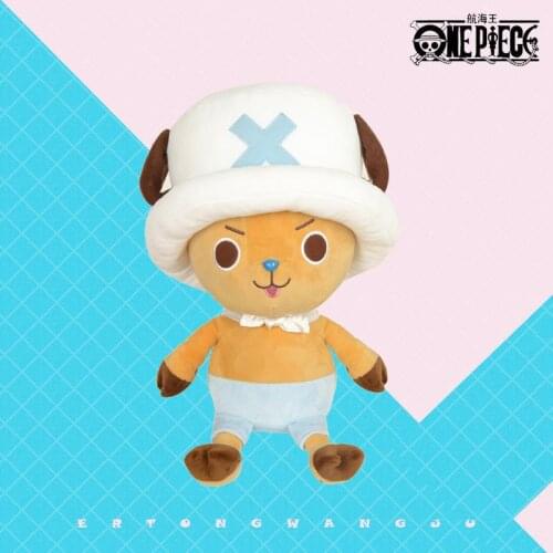 [MYKPOP]ONE PIECE Dolls CHOPPER Action Figure Sitting Height 25cm Stuffed Doll Amine Fans Collection Birthday Gift SC20071913