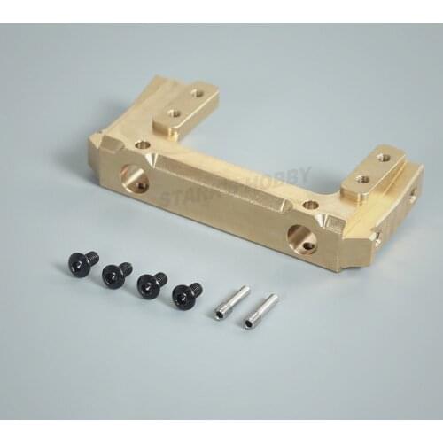 1PCS Brass Front Bumper Mount Servo Stand for 1/10 RC Crawler Axial SCX10 II 90046 90047 Upgrade Parts