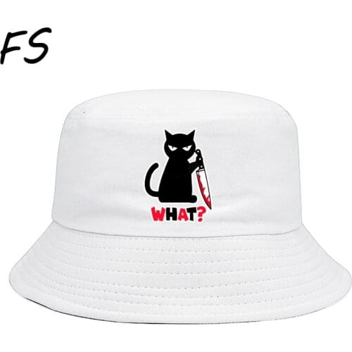 Summer Foldable funny anime print Bucket Hats for men Hip Hop Beach Sunscreen Fisherman Cap funny middle finger panama hat women