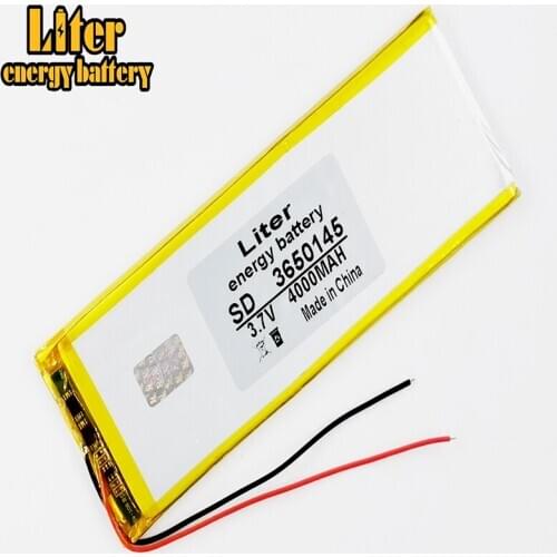 Best battery brand 3650145 4000mah Large capacity polymer lithium battery 3.7 V tablet computer with a built-in rechargea