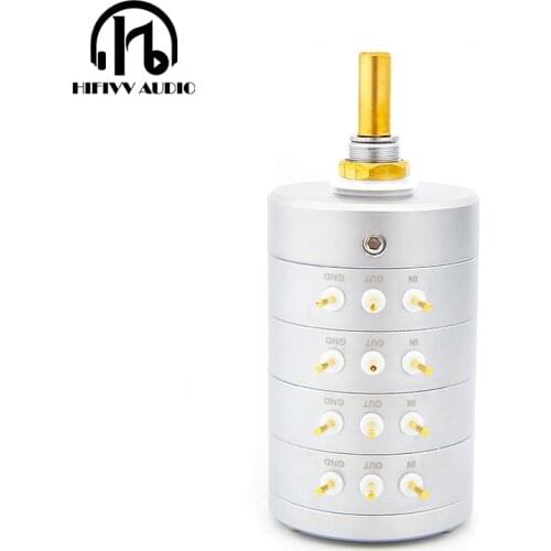 Hifi EIZZ switch Potentiometer 4.0CH high-precision 24-step potentiometer 10K 50K 100K 250K