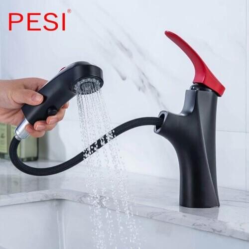 PESI Pull-out Bath Mixers With Shower Head