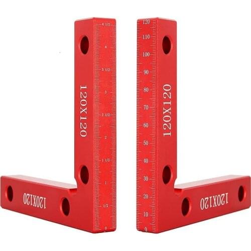 Carpenters right angle ruler locator fixture right angle 90 degree positioning triangle ruler block right angle clamp