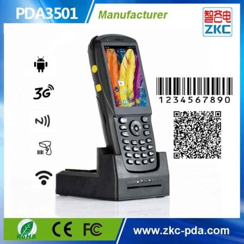 Handheld PDA Android laser barcode scanner 1d 2D QR code and RFID reader data terminal low cost