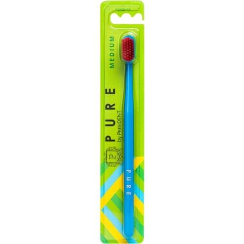 PRESIDENT Medium Hard Toothbrushes