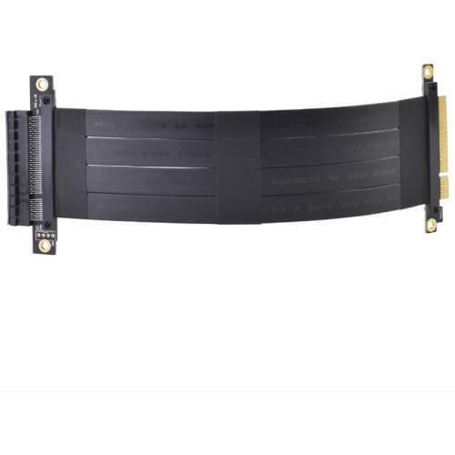 QINDIAN Add On Cards PCIE/PCI-E Riser Card PCI Express Extension Cable Riser PCI E 8X to 8X Riser Cable Extender for BTC Mining