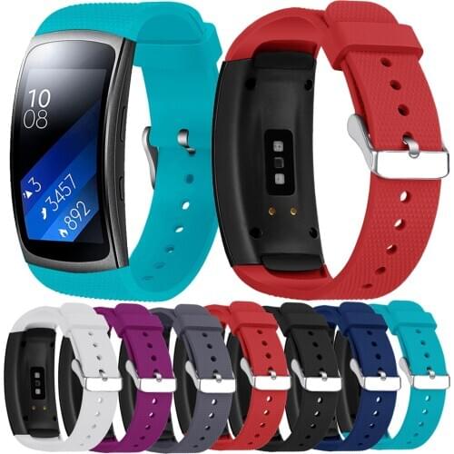 Silicone Bands For Samsung Gear Fit 2 Bracelet Wrist Strap Loop For Samsung Gear Fit 2 Pro Smart Watch Replacement Correa