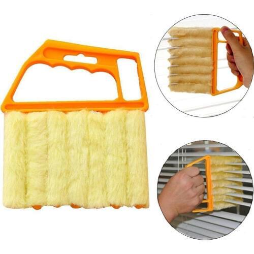 VENETIAN BLIND CLEANER 7 Brush Microfibre Blind Duster Slats Washable Easy Clean