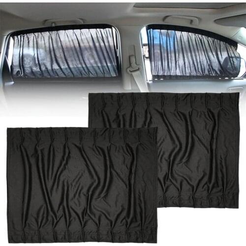 1pair Car Window Sun Shade Side Window Sunshade Front Rear Privacy Curtain Anti-uv Visor Window Sunshad Car Accessories 50*39cm