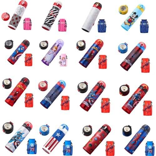 Disney Cartoons Thermos cup Thermos Mug Vacuum Cup 304 Stainless Steel insulated Mug 450ML Thermal Bottle Thermoses water bottle