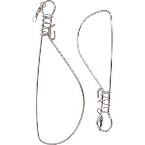 1Pc Fishing Tackle For Accessories Fishing Lock Buckle Stainless Steel Live Fish Lock Belt Fishing Stringer