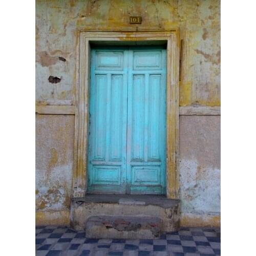 125*200cm Wholesale Photography Backdrops Hot Sale Studio Photo Studio Backgrounds Exterior Door For Wedding Portrait D-4934