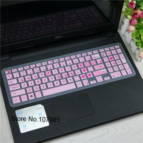 15.6 inch laptop keyboard cover Protector For Dell Inspiron 15 7000 Gaming 7510 7559 7577 7567 7570 7560 7537 7557 7566 7568