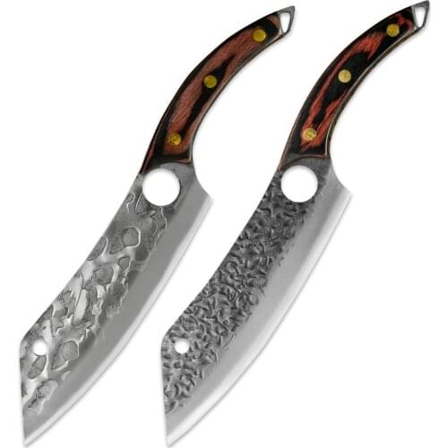 8'' Inch Slicing Knife Professional Kitchen knife High Carban Steel Stone Washing Meat Cleaver Chef knife Cooking Accessories