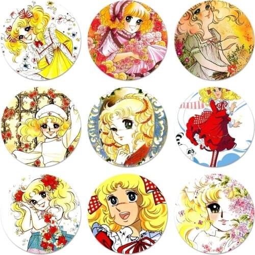 Anime Manga Candy Brooch Pin Cosplay Badge Accessories For Clothes Backpack Decoration Gift