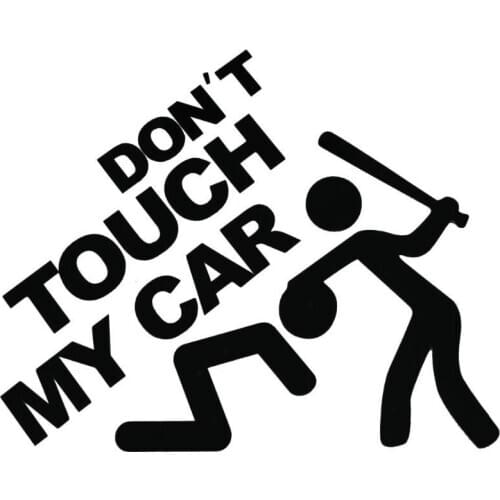 Car Stickers Decor Motorcycle Decals Funny Dont Touch My Decorative Accessories Creative Sunscreen Waterproof PVC,22cm*19cm