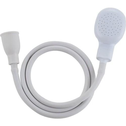 White Sink Spray Rubber Hose Portable Shampoo Sprayer Pet Faucet Sprayer Dog Shower Head Spray Drains Strainer Bath Hose