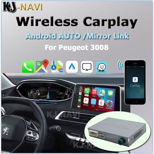 Decoder Box Function Video For Peugeot 3008 2015 2016 With Android AUTO Mirror Link AirPlay Wireless CarPlay