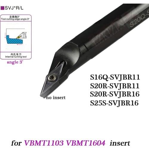 1pc CNC Cutter Tools S16Q S20R S25S SVJBR11 SVJBR16 SVJBL11 SVJBL16 Internal turning Tool Lathe Boring Bar SVJBR SVJBL Holder