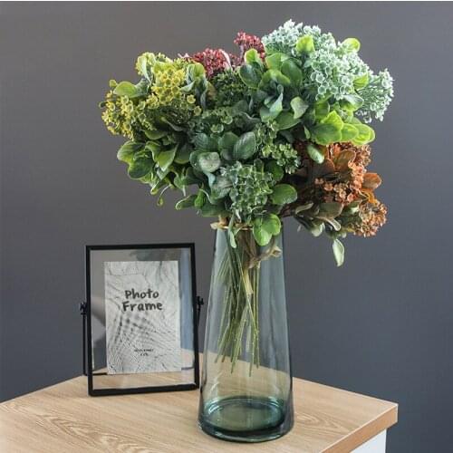 Artificial FLowers Fake Plants Bunch Flower Home-Decoration Livingroom Decor