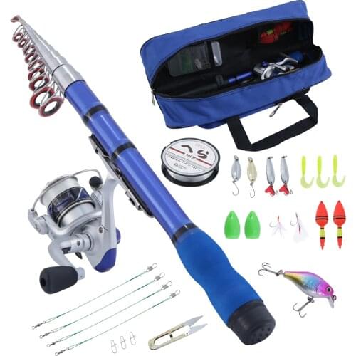 Mini Spinning Reel and Rod Combos Telescopic Portable Hand Hard 99% Carbon Fiber Sea Fishing Rod & Reel Artificial Lures