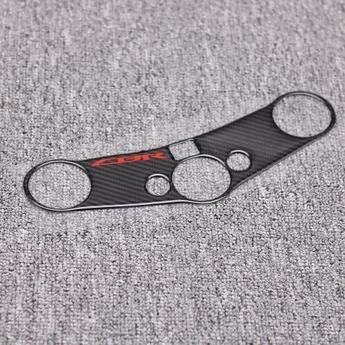 Motorcycle Carbon Fiber Triple Tree Clamp Decal Stickers For CBR600RR CBR600 RR CBR 600 RR 2007 2008 2009 2010 2011 07-11